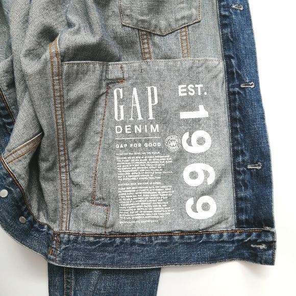 Laser Girl Blue Trucker Denim Jacket Medium NWT - Picture 15 of 15